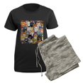 thumbnail image 5 of CafePress - Adorable And Curious Cats Fantasy Pajamas - Women's Short Sleeve Print T-Shirt and Pants Dark Cotton Pajama Set, 5 of 7