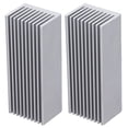 thumbnail image 4 of 2Pcs Aluminum Heat Radiator Heatsink Kit, Compact Sizes, High Efficiency for Electronic Chip CPU, Wide Application As PCB Heat Sink, 4 of 8