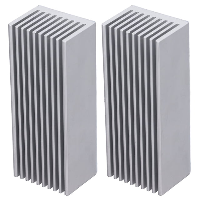 Aluminum Heat Heatsink Kit Efficiently Cools Electronic Chip CPU for Various Applications 2Pcs