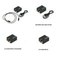 thumbnail image 3 of Keyboarant L/R Audio Adapter with Charging Cable Transmission Optical Adapters Aluminum USB for Amplifier for Coffee Company Using Supplies Adaptor+USB+Optical, 3 of 6