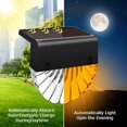 thumbnail image 5 of Solar Lights Outdoor,6 Pack Solar Fence Lights Waterproof Solar Step Light Used for Railings,Terraces,Stairs,Garden Decorations,Walls,Warm White/Led C, 5 of 5