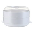 thumbnail image 1 of 1PC Microwave Oven Specific Steamer Microwave Steamer With Lid Durable Plastic Steamer Durable Kitchen Tool, 1 of 1