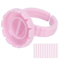 thumbnail image 1 of Cils Rallonge Bague de Colle Tasse, 100pcs Jetables Cils Colle d'Extension de Colle Support de Cils Bague de Colle de Cils Coupe de Performance Haut de Gamme, 1 of 14