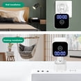 thumbnail image 3 of Cámara De Seguridad Con Reloj Wifi, Audio Bidireccional, Detección De Movimiento, ABS , Vista Panorámica De 360 ​​grados, Cámara De Vigilancia De Red, Visión, 3 of 7