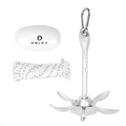D DRIFT ALL THINGS WATER 3.5LBS Kayak Anchor Kit with Buoy and Nylon Carry Bag