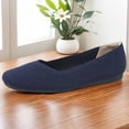 thumbnail image 4 of Zapatos planos Cómodos Ygjytge con punta cuadrada Antideslizantes, 4 of 9
