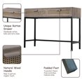 thumbnail image 5 of COZAYH Rustic Console Table with 2 Drawers Entryway Hallway Farmhouse Country Style, Cabin-Inspired Natural Finish (Distressed Grey), 5 of 8