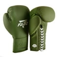 thumbnail image 4 of Fadi Sports A2 Lace-Up Boxing Gloves, for Training & Sparring, Matte Cowhide Leather, Green - 16 oz, 4 of 14
