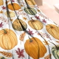 thumbnail image 3 of Fall Pumpkins Leaves Pattern Blanket,Comfortable Soft Lamb Wool Throw Blanket,All Season,Warm Lightweight Blankets for Sofa Bed Couch Living Room Chair,60"x80", 3 of 4