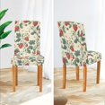 thumbnail image 3 of Yayeee 2 Pack Dining Chair Covers Stretch Parson Chairs Slipcovers Seat Protector, Small Strawberry Pattern, 3 of 6