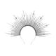 thumbnail image 1 of wonima44 Moon Star Halo Crown - Dark Spiked Witch Sunburst Halo Sun Headband, Dark Gothic Goddess Headpiece Silver Black Headwear for Women Renaissance Costmue Halloween Pageant Cosplay Accessorice, 1 of 1