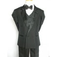 thumbnail image 3 of INFANT,TODDLER & BOY  WEDDING FORMAL PARTY No Tail Tuxedo SUIT BLACK S M L -6,7, 3 of 9