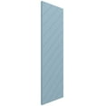 thumbnail image 2 of Ekena Millwork 12"W x 61"H True Fit PVC Diagonal Slat Modern Style Fixed Mount Shutters, Peaceful Blue (Per Pair - Hardware Not Included), 2 of 8