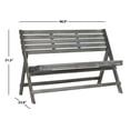 thumbnail image 4 of Safavieh Luca Indoor/Outdoor Urban Acacia Folding Bench, 4 of 5