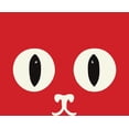 thumbnail image 4 of Oversized Cat Face Youth Red Crew Neck Short Sleeve Tee-XXL, 4 of 4