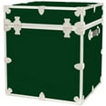 thumbnail image 2 of Rhino Trunk & Case Cube Leather Embossed Vinyl Trunk, College, Home & Storage 18"x18"x20" (Forest Green), 2 of 5