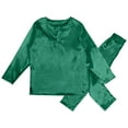 thumbnail image 6 of Christmas Matching Family Outfits Silk Pjs Long Sleeve Pullover Festival Party Sleepwear Top and Pajamas Pants Christmas Pajama Set Family, 6 of 9