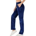 thumbnail image 2 of FOCUSSEXY Soft Velour Cozy Fit Sweatpants (Women's), 2 of 6
