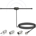 thumbnail image 1 of Antenne Radio FM Antenne Dipôle FM pour Récepteur Stéréo Système de Musique Radio FM Maison Stéréo Audio Vidéo Accessoires de Voiture, 1 of 5