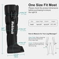 thumbnail image 6 of Nekteck Leg Compression Massager Recovery System, Cordless Full Leg Massager for Circulation and Pain Relief, Compression Boots with 6 Modes 4 Intensities, Relaxation, Fathers Day Gift for Dad/Mom, 6 of 9