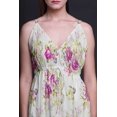 thumbnail image 3 of Bimba Floral Women Summer Printed V Neck Long MaxiÂ&nbsp;DressÂ&nbsp;Holiday Resort Wear-Medium, 3 of 4