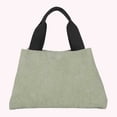 thumbnail image 5 of Bolso de mano informal para mujer, Bolso de compras sencillo de pana, Bolso para citas de ocio para mujer, 5 of 5