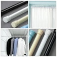 thumbnail image 3 of Hanging Rod Tension Curtain Shower Large Compression Rods Adjustable Clothes Pole White Plastic, 3 of 6