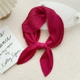 thumbnail image 2 of Ahabrexf Pleated Solid Color Small Scarf Female Plain Light Paragraph Silk Scarf Spring Scarf Decorative Scarf Neck, 2 of 2
