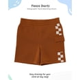 thumbnail image 3 of Disney Pixar Cars Lightning McQueen Toddler Outfit for Boys, 2PC T-Shirt & Fleece Shorts Set (Tan, 6), 3 of 6