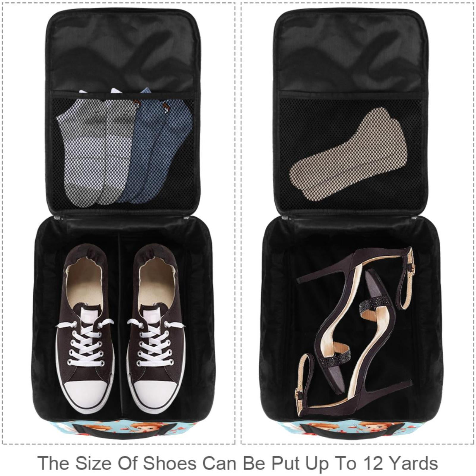 Cupid Polyester Shoe Organizer Box for Closet, Space-Saving Solution for Footwear Storage, 23x31cm/9x12in Size for Shoes