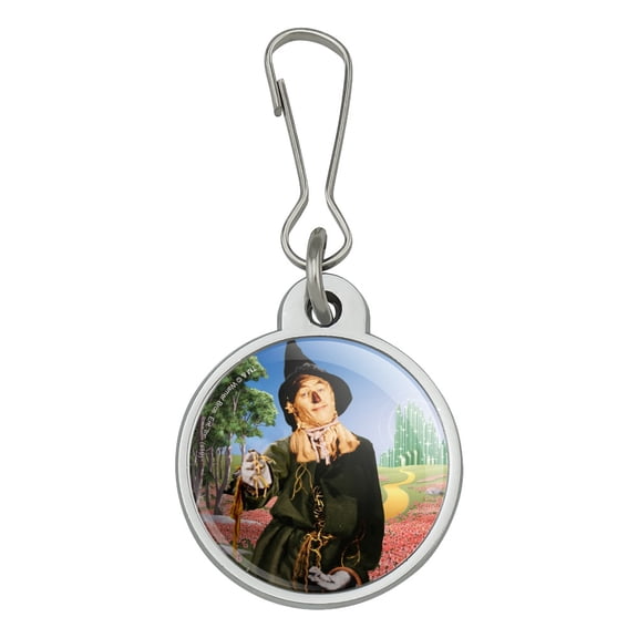Wizard of Oz Scarecrow Character Jacket Handbag Purse Luggage Backpack Zipper Pull Charm