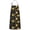Black Sunflower Word, variant on Dark Green Sunflower Pattern Apron-Garden Aprons for Women with Pockets-Cotton Linen Waterproof Kitchen Cooking Gardening Aprons Adjustable for Kitchen,Cooking,BBQ and Salon 33x27 Inch