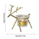 thumbnail image 3 of Vela Iron Fawn, Vaso para Vela, Decoración Navideña Romántica a La Luz de Las Velas, Accesorios para Mesa de Comedor, Decoración de Escritorio, Adornos para Velas, 3 of 7
