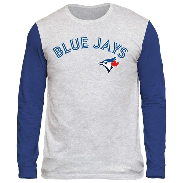 Toronto Blue Jays Shortstop Long Sleeve Tri-Blend T-Shirt - Bulletin