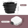 thumbnail image 3 of JTWEB Airtight Paint Palette with Lid 16 Wells Travel Paint Palette with Folding Paint Brush Washing Bucket Multifunctional Paint Palette Box for Home Traveling, 3 of 10
