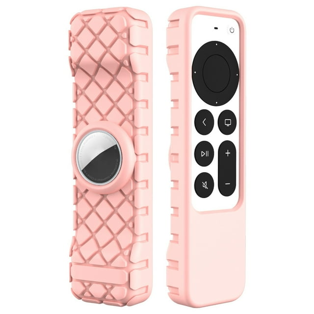 GUANGHONG For AirTag Silky Soft Slip Protective Case for TV 4K Siri Remote 2021 and 2022
