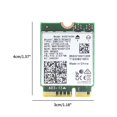 thumbnail image 4 of Módulo Wifi Módulo Inalámbrico De Doble Frecuencia Transmisión De Alta Velocidad Tarjeta De Red Inalámbrica Compatible Con Bluetooth Para Oficina En Casa Para Windows 10 64 Bits Yuarrent EL011854-00, 4 of 6
