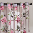 thumbnail image 7 of Ejiaya Floral Sheer Curtains 79 Inch Length Flower Printed Semi Sheer Curtain for Nursery Bedroom Living Room Linen Look Blossom Patterned Rod Pocket Voile Drapes 2 Panels, 7 of 7