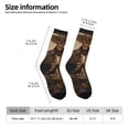 thumbnail image 2 of Vsdgher Western Skull Cowboy Crew Socks for Men & Women, Breathable Casual Athletic Ankle Socks, 2 of 6