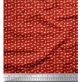 thumbnail image 1 of Soimoi Poly Georgette Fabric Paper Boat Art & Craft Print Fabric by The Yard 52 Inch Wide, 1 of 3