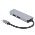 thumbnail image 3 of Hub tipo C multifuncional HDMI 2x USB3.0 Adaptador de salida Estación de acoplamiento Aleación de aluminio, 3 of 10