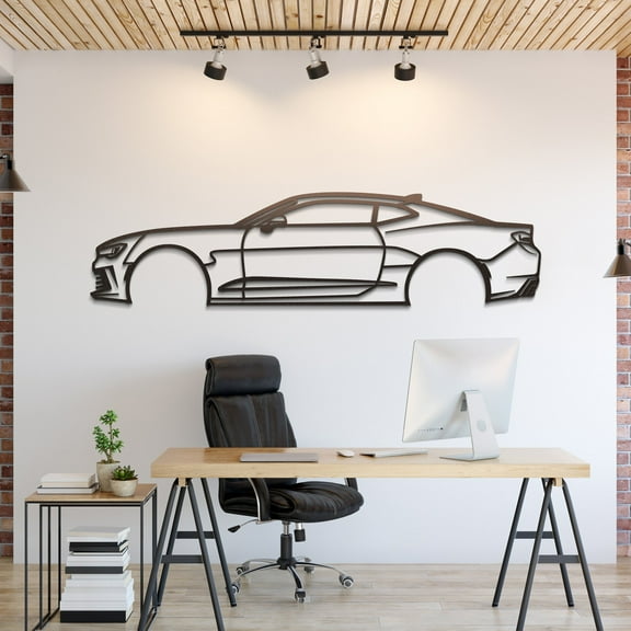 LaModaHome 2016 Camaro Metal Silhouette Wall Art
