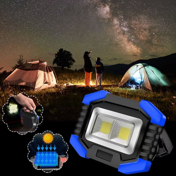 Rebajas Grandes, Luz LED potente, luz de camping, luz de trabajo de carga, luz de emergencia para exteriores, puesto de acampada, linterna portátil para el hogar Akmoler