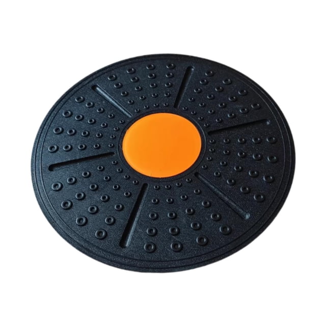 Tabla de equilibrio Wobble con rotación de 360 degree, regalo navideño, diámetro de 36 cm, antideslizante, para ejercicios Naranja