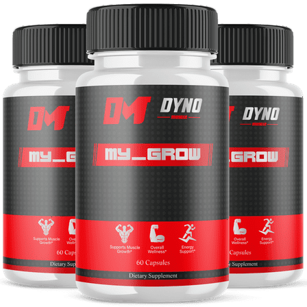 Dyno My Grow Advanced Formula Pills All Natural Vitamin Supplement 180 Capsules
