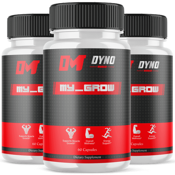 Dyno My Grow Advanced Formula Pills All Natural Vitamin Supplement 180 Capsules
