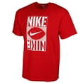 thumbnail image 2 of Nike Men's Short Sleeve Football Print Square Logo Athletic T Shirt White L, 2 of 2