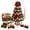 E, variant on DIY Quilted Christmas Tree Kit Complete Sewing Set with Pattern Instructions, Beginner Friendly Fabric Craft for Adults Teens,C