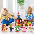 thumbnail image 3 of Paquete de 6 juguetes Mario Bros Super Mario Princess, Turtle, Mushroom, Gorilla, Super Mario Action Figures Birthday Cake Topper Party Supplies, 3 of 4