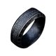 thumbnail image 5 of Anillo de acero vintage Unisex Minnieouse Negro Antiguo 7, 5 of 6